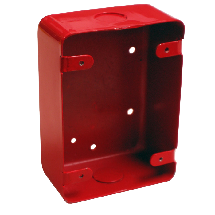 Series 700 Surface Mount Backbox Red