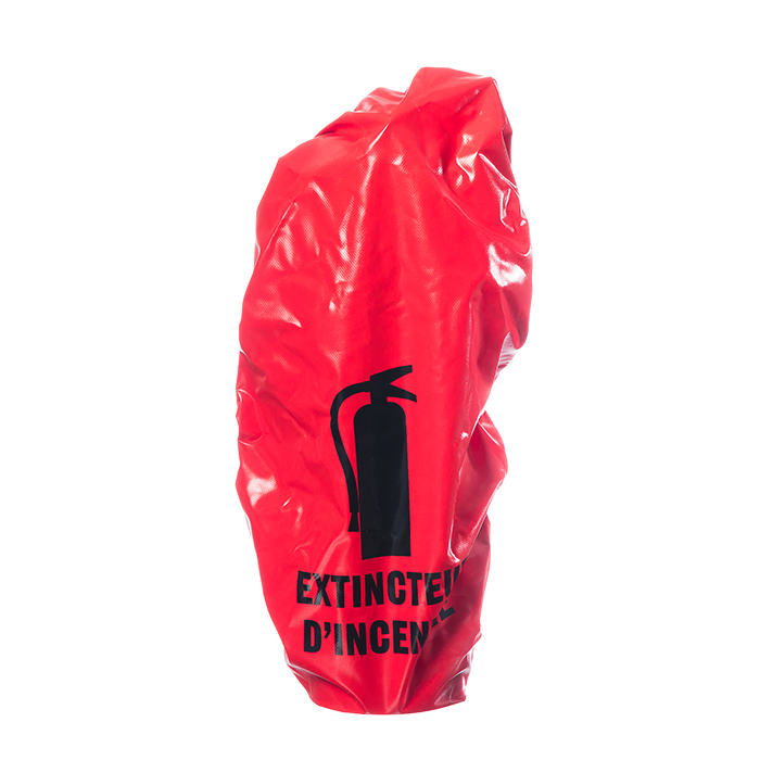 20 lb. Elastic Back Extinguisher cover, French, No Window