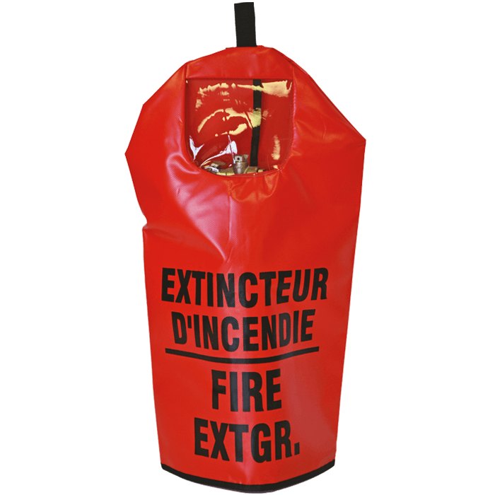 30 lb. Extinguisher Cover, Bilingual, Window